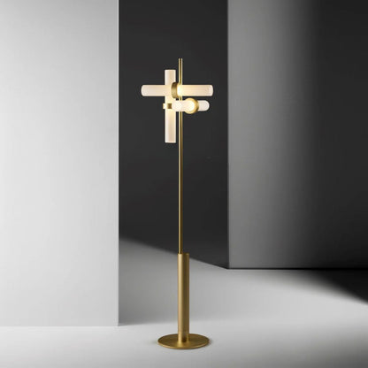Lampe de Sol Élégante aux Lignes Pures