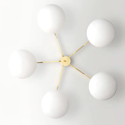 Luminaire Suspendu Vintage en Verre