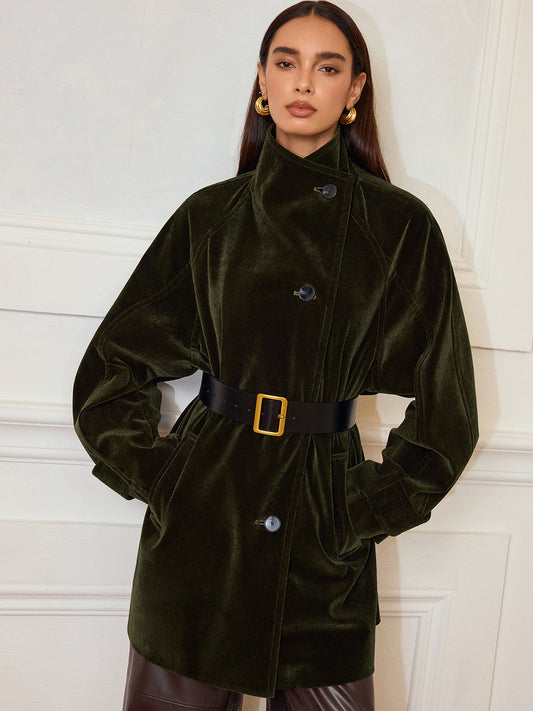 Manteau Hivernal Douillet sans Ceinture - Foivo