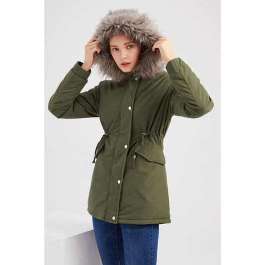 Manteau d'Hiver Élégant pour Femmes | Douillet et Imperméable - Foivo