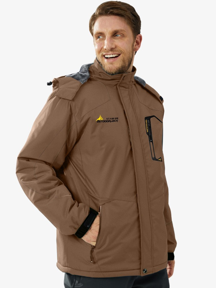 Veste Ski Homme Imperméable Élégante Hiver