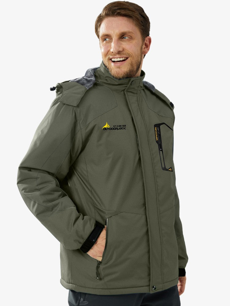 Veste Ski Homme Imperméable Élégante Hiver