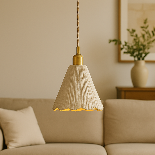 Lampe Suspendue Béton Industrielle Chic - Foivo