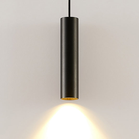 Lampe Suspendue Aluminium Noir Moderne - Foivo