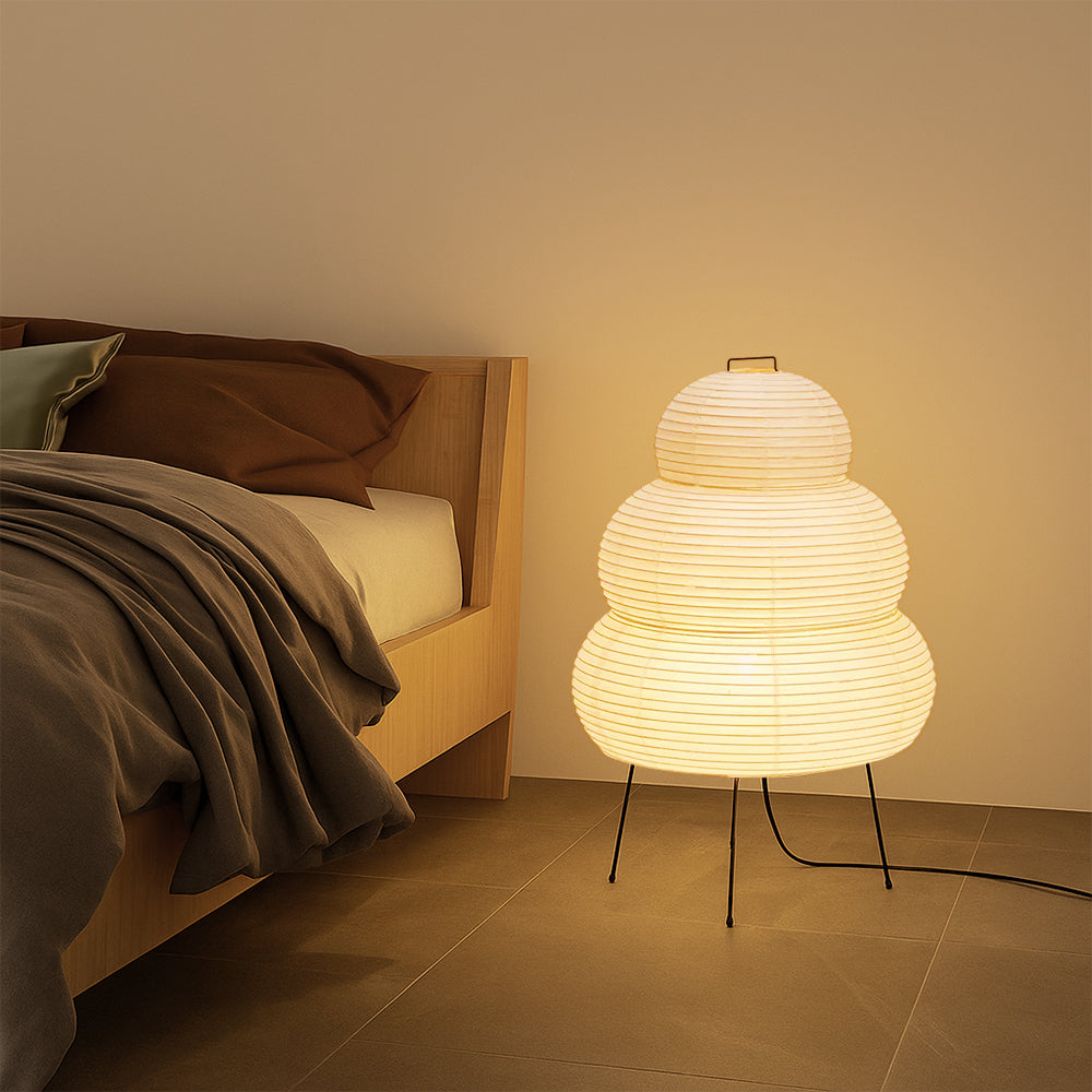 Lampe de Table en Papier de Riz Moderne et Décorative - Foivo