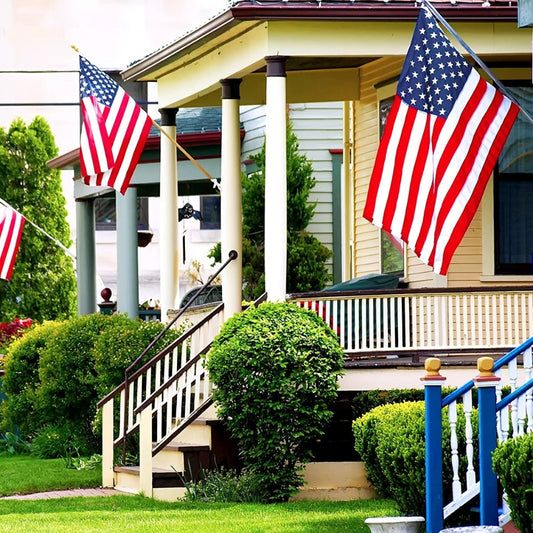 Drapeau États-Unis Extérieur Résistant Polyester Rivets Métal - BlxckFR