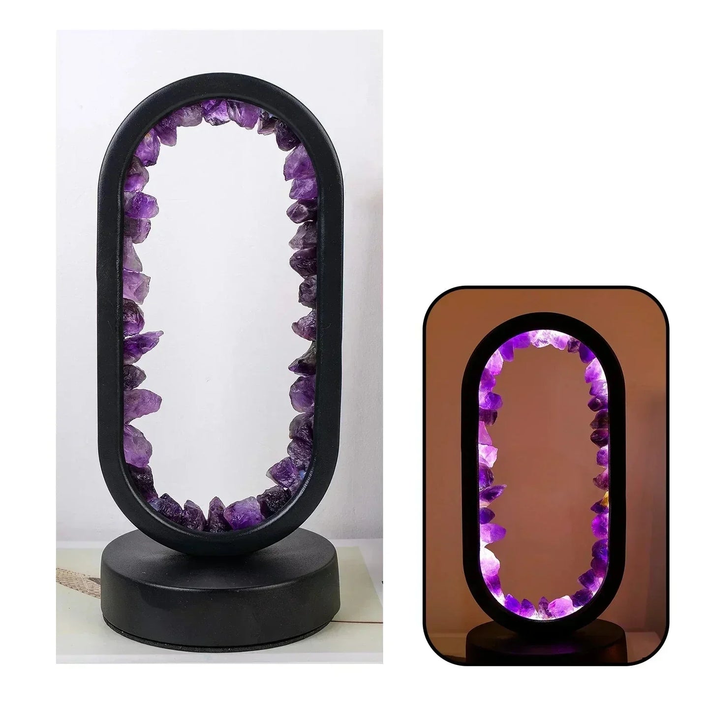 Lampe Améthyste Décorative Chaleureuse