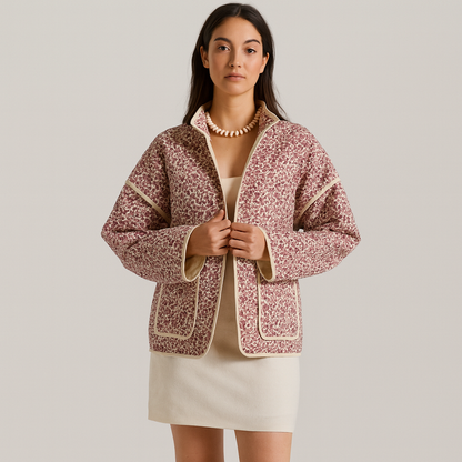 Veste Patchwork Chic Élégante Féminine - BlxckFR
