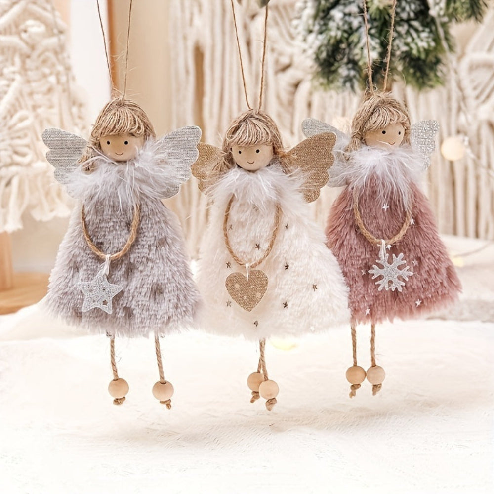 Décorations de Noël Ange Jouet Suspendu - BlxckFR