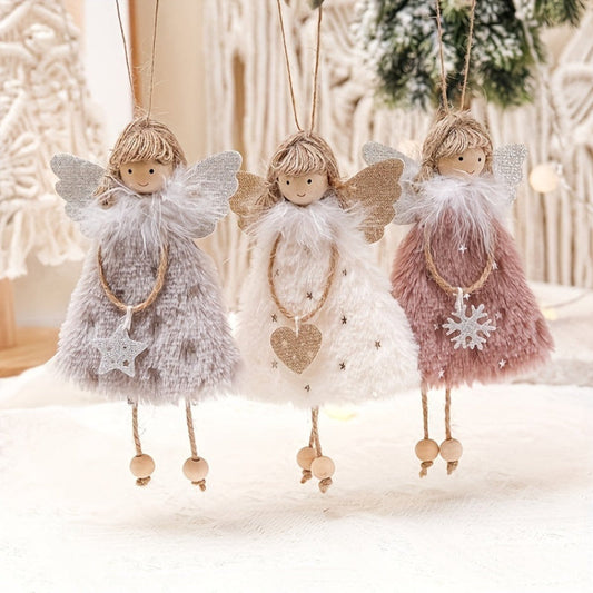Décorations de Noël Ange Jouet Suspendu - BlxckFR