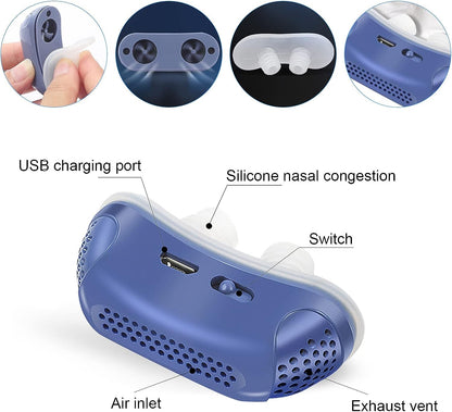 Appareil Anti-ronflement portable pour sommeil, dispositif compact pour utilisation nocturne-accessoires-Oslo France