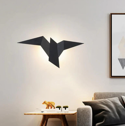 Lampe Murale Élégante Oiseau - Décoration Lumineuse pour Maison