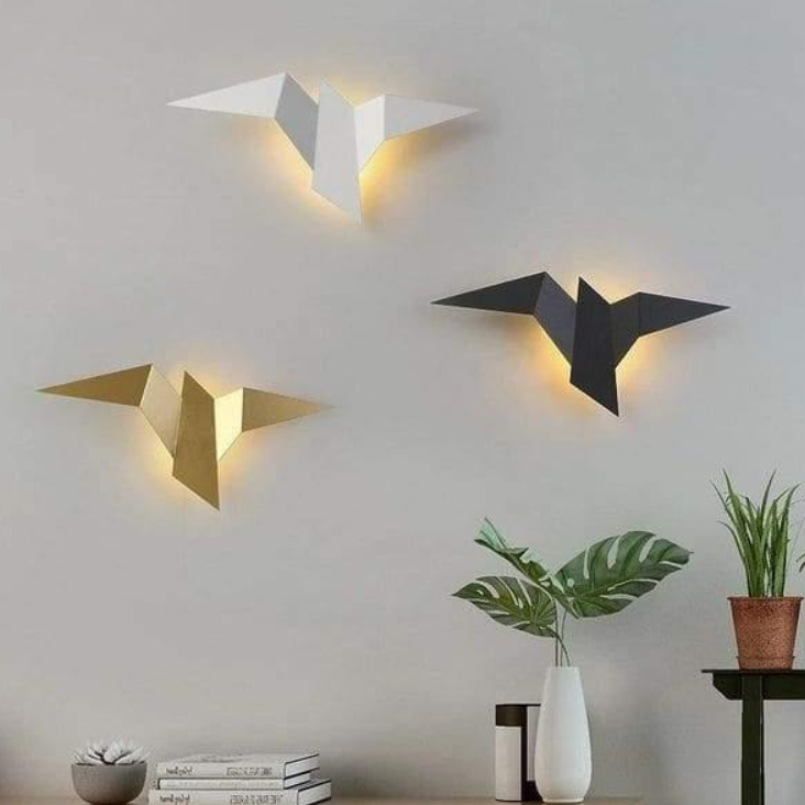 Lampe Murale Élégante Oiseau - Décoration Lumineuse pour Maison - Foivo