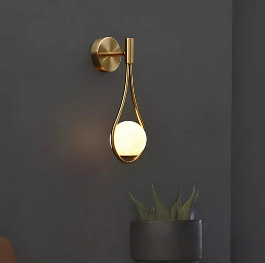 Lampe Murale Élégante en Verre et Métal - Foivo