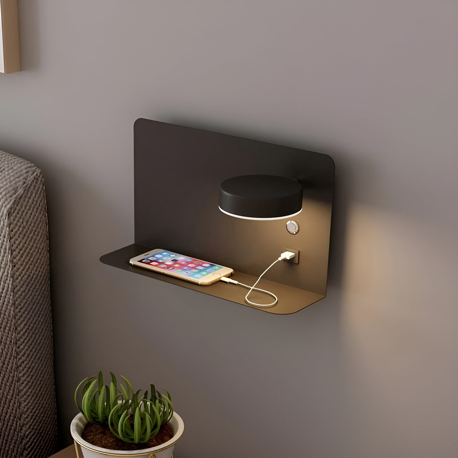 Applique Murale LED Moderne avec Port USB 1