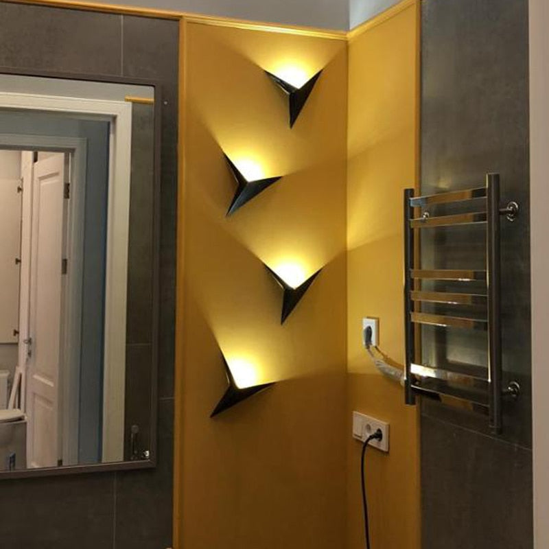 Applique Murale LED Triangulaire Moderne 2