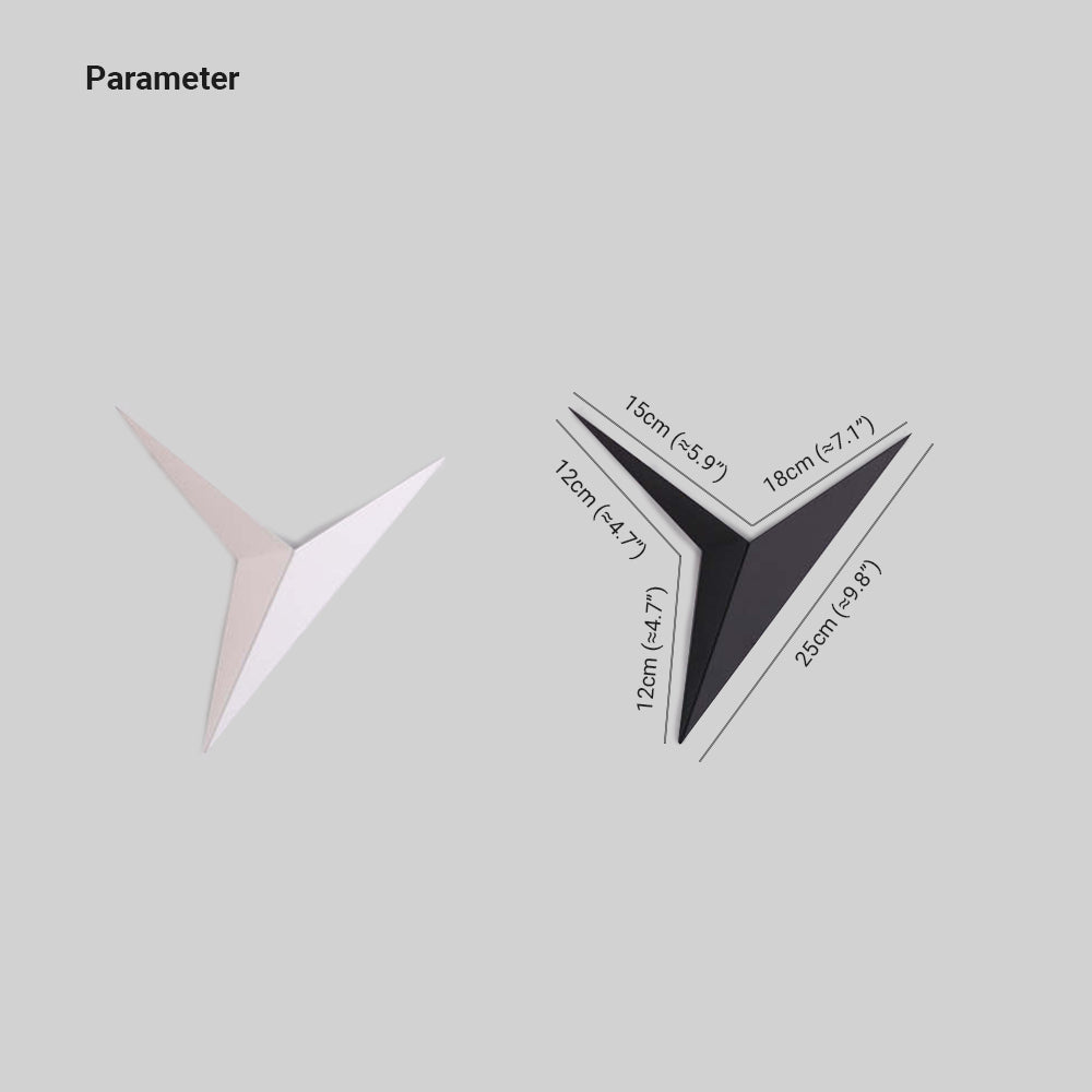Applique Murale LED Triangulaire Moderne 3