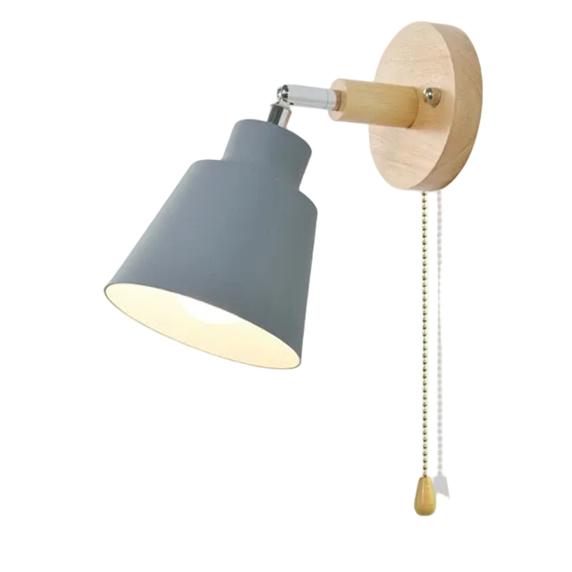 Applique Murale Unisexe Design Rotative avec Interrupteur à Chaîne - Foivo