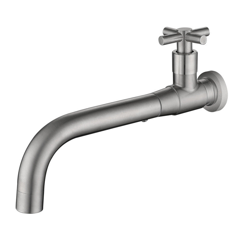 Robinet Murale Salle de Bain Élégant Inox - Foivo