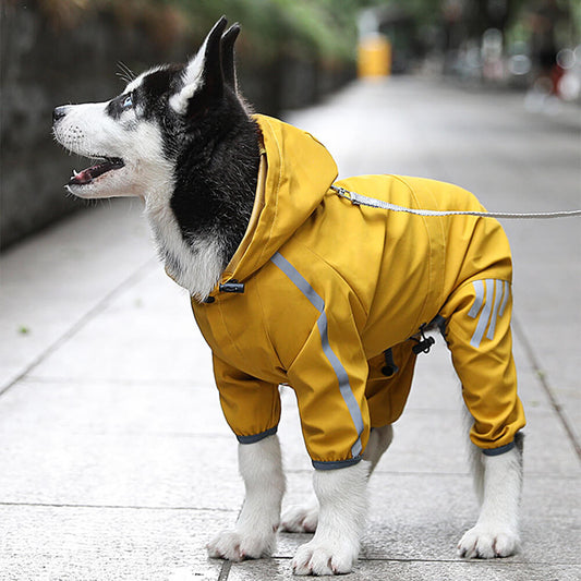 Veste de Pluie Canine Réglable | Protection Étanche Pour Chien - Foivo