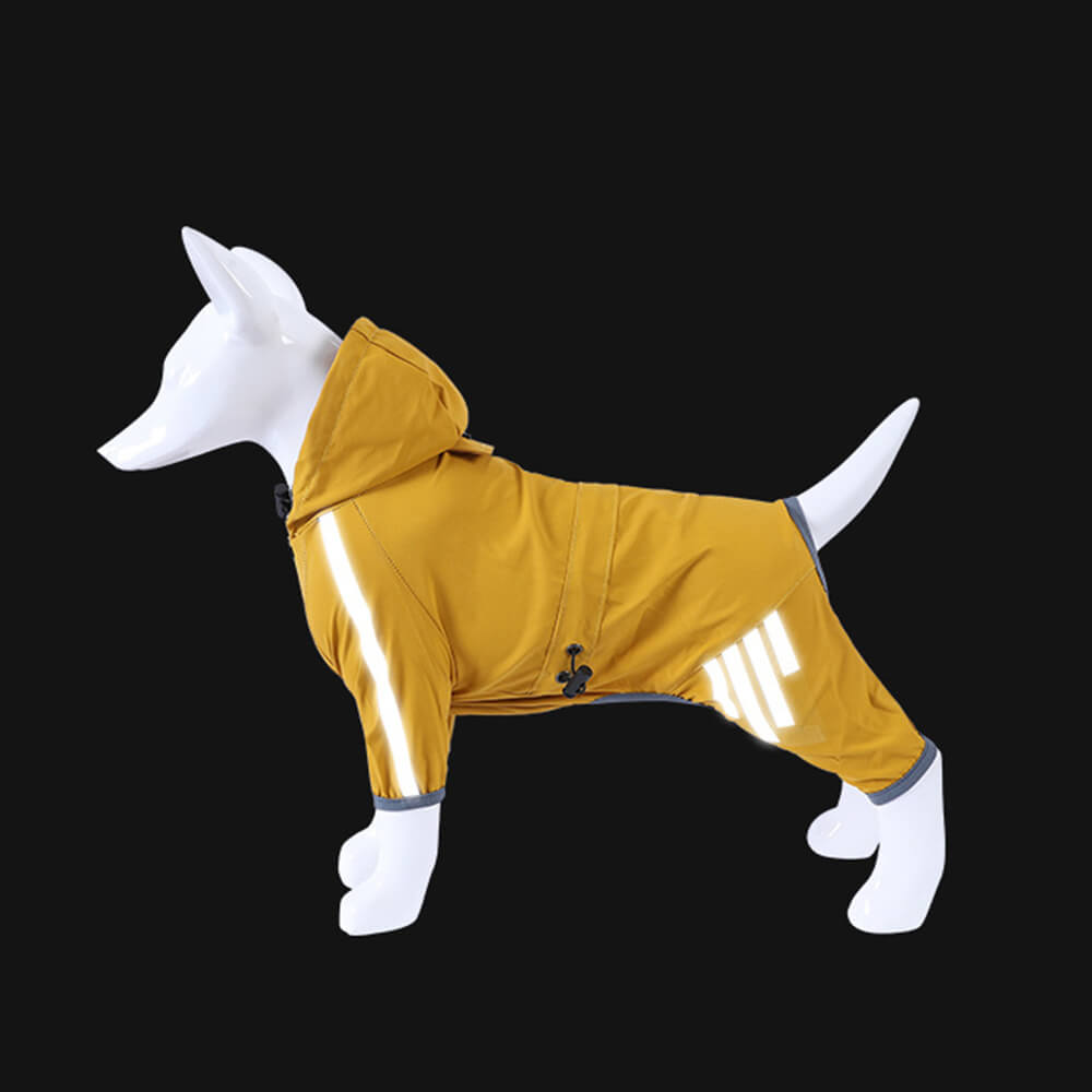 Veste de Pluie Canine Réglable | Protection Étanche Pour Chien