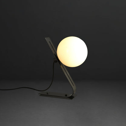 Lampe de Bureau Élégante en Métal et Verre