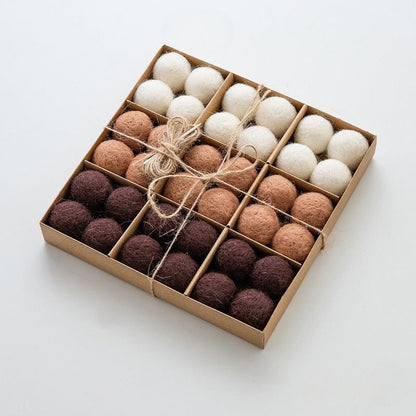 Kit de Boules de Neige en Feutre pour la Décoration de Noël