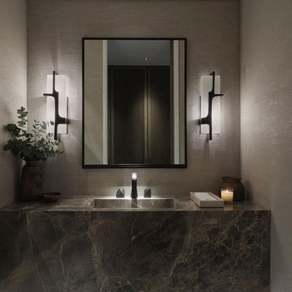 Lampe Murale Design Luxe en Pierre