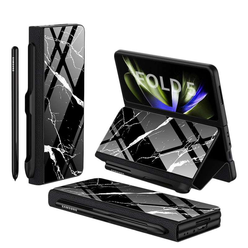 Étui Cuir Résistant Choc pour Samsung Galaxy Z Fold