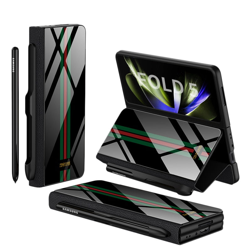 Étui Cuir Résistant Choc pour Samsung Galaxy Z Fold
