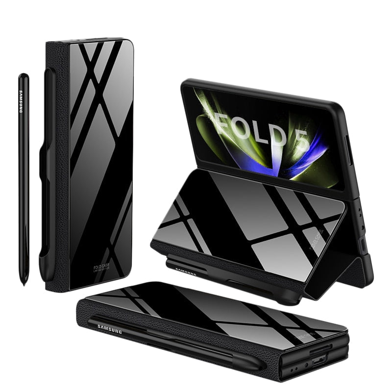 Étui Cuir Résistant Choc pour Samsung Galaxy Z Fold