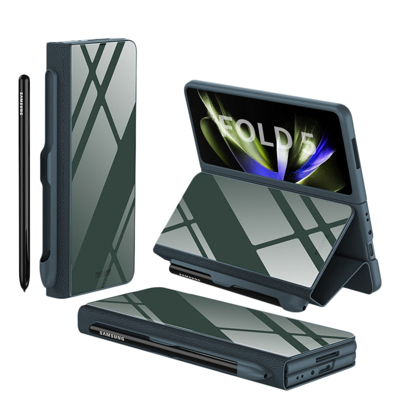 Étui Cuir Résistant Choc pour Samsung Galaxy Z Fold