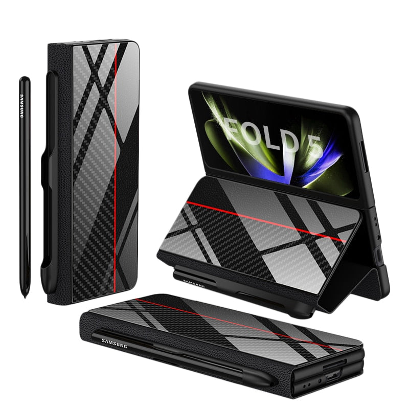 Étui Cuir Résistant Choc pour Samsung Galaxy Z Fold
