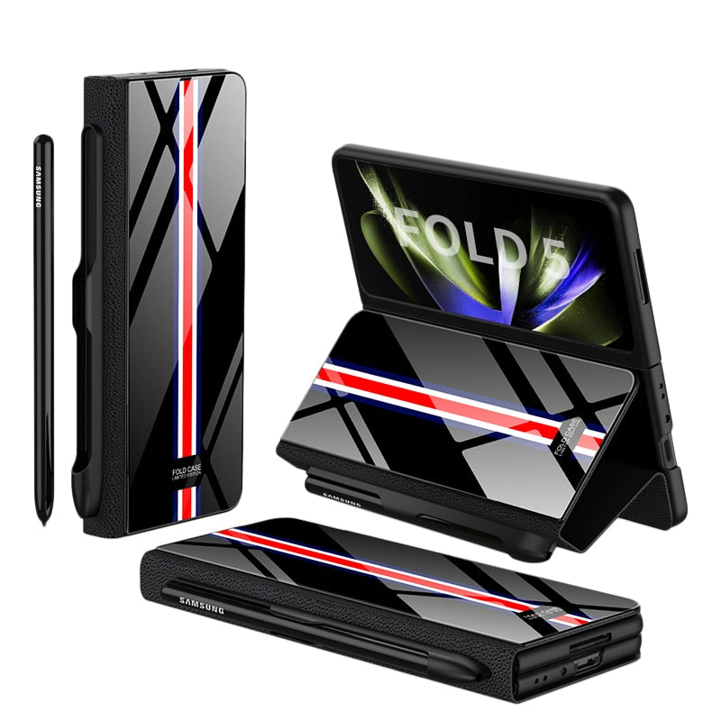 Étui Cuir Résistant Choc pour Samsung Galaxy Z Fold