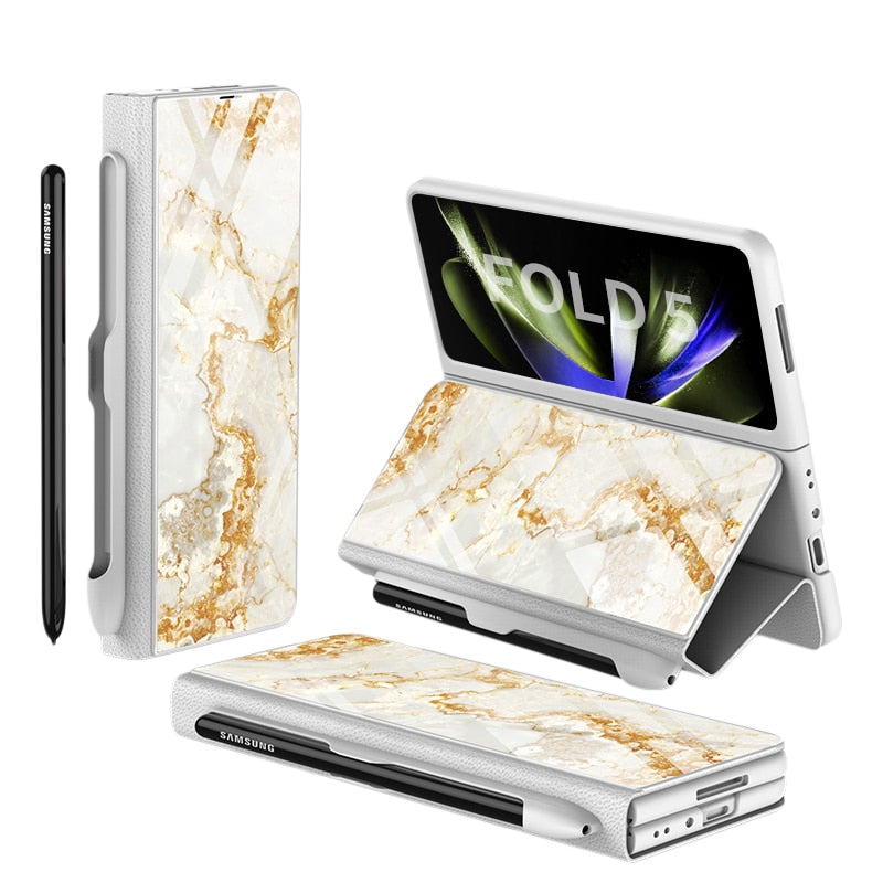 Étui Cuir Résistant Choc pour Samsung Galaxy Z Fold