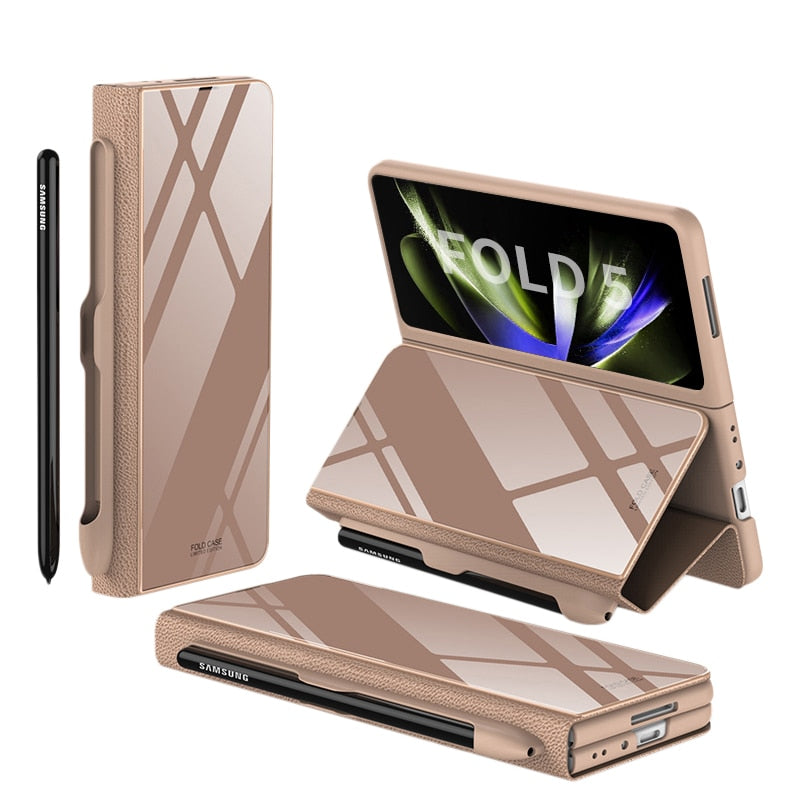 Étui Cuir Résistant Choc pour Samsung Galaxy Z Fold
