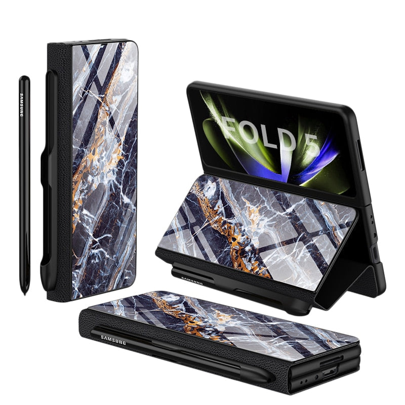Étui Cuir Résistant Choc pour Samsung Galaxy Z Fold
