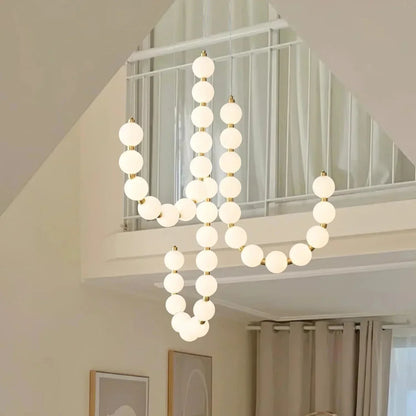 Lustre Élégant en Métal et Cristal, Lampe LED Suspension - Foivo