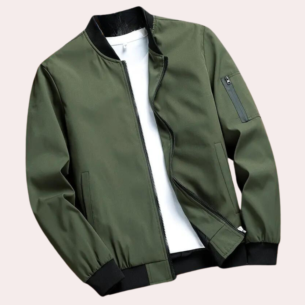 Veste Bomber Casual Chic pour Hommes - Foivo