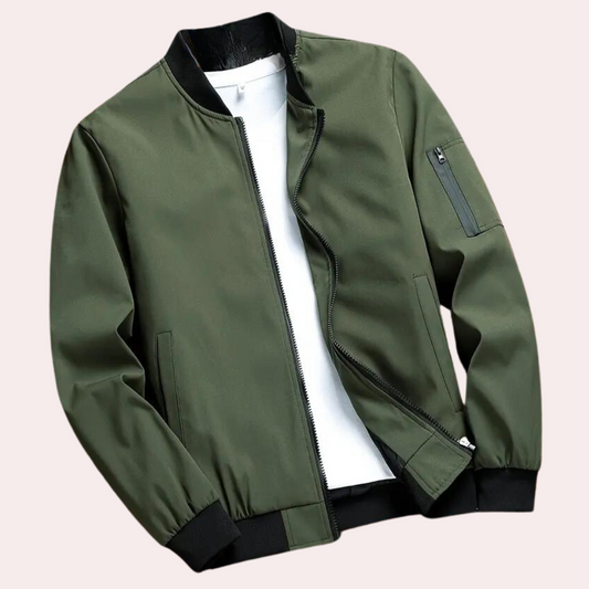 Veste Bomber Homme Élégante et Minimaliste - Foivo