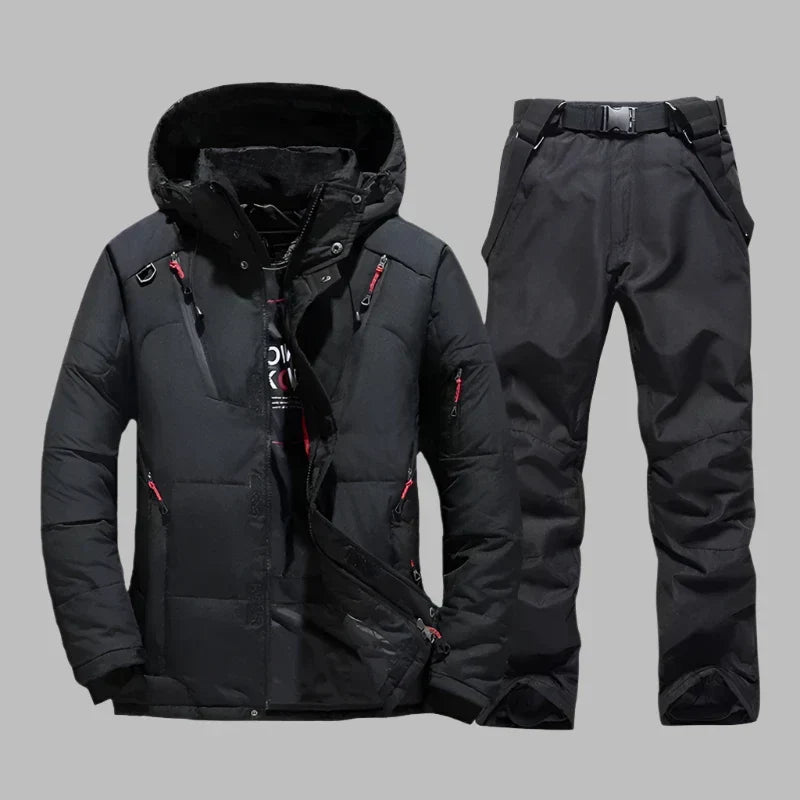 Combinaison Ski Homme Imperméable - Isolation Élégante pour Grand Froid
