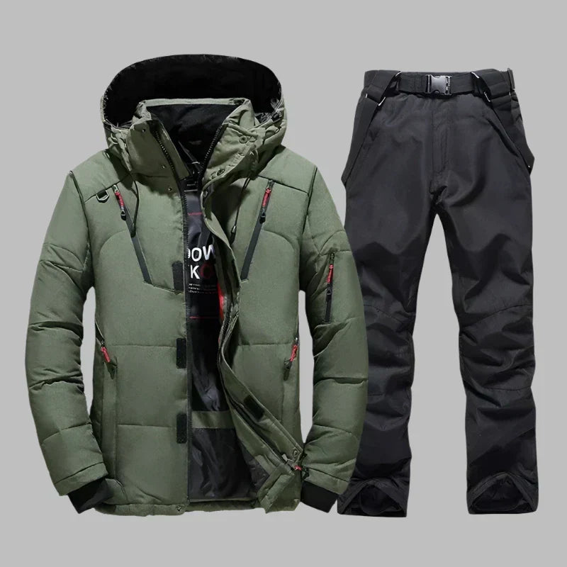Combinaison Ski Homme Imperméable - Isolation Élégante pour Grand Froid