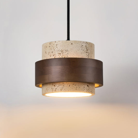 Lampe Suspendue en Pierre Authenticité Rustique - Foivo