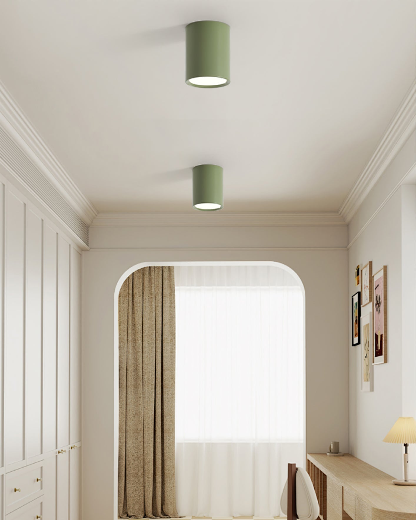 Lampe de Plafond Design | Éclairage Chaleureux pour Maison
