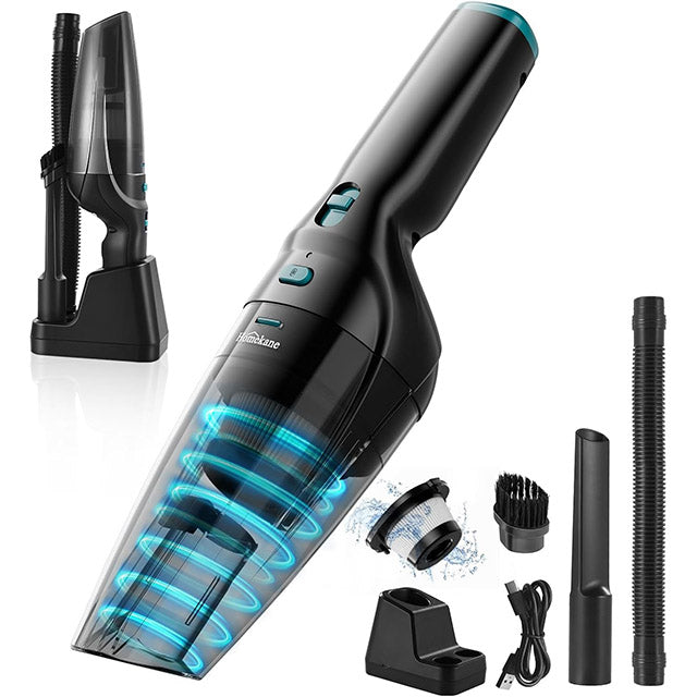 Aspirateur Portatif Élégant et Puissant Sans Fil avec Dock de Recharge - blxckfr