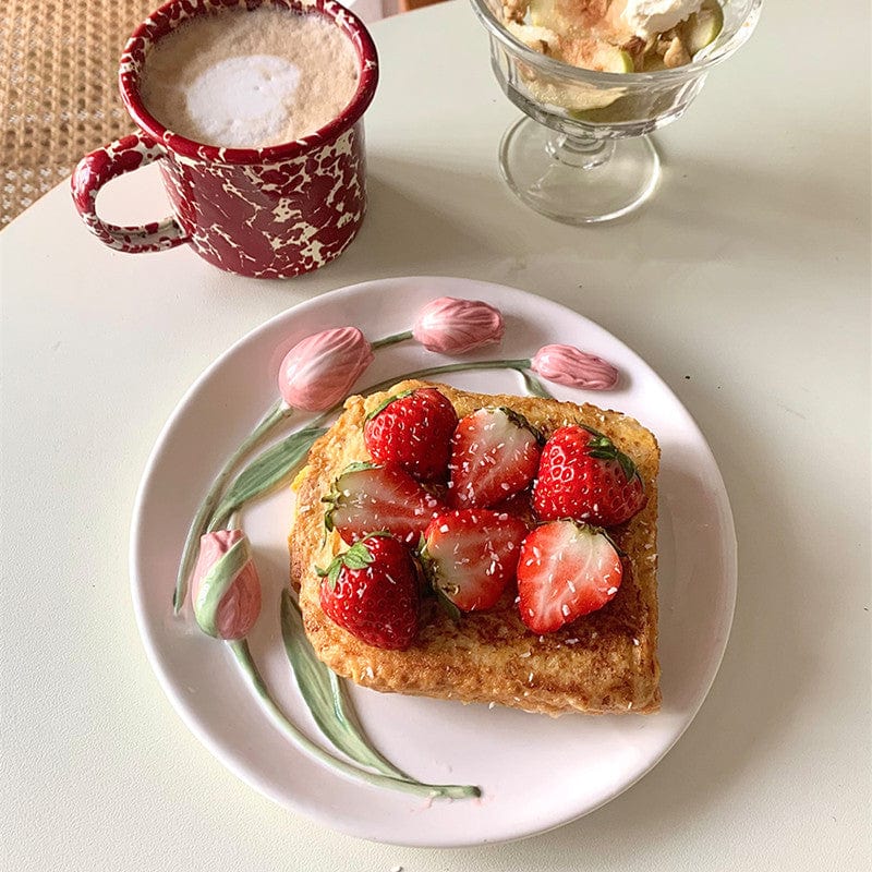 Assiette Tulipe Design pour Événements 1