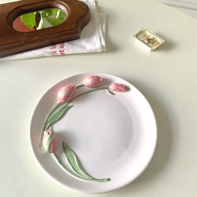 Assiette Tulipe Design pour Événements 2