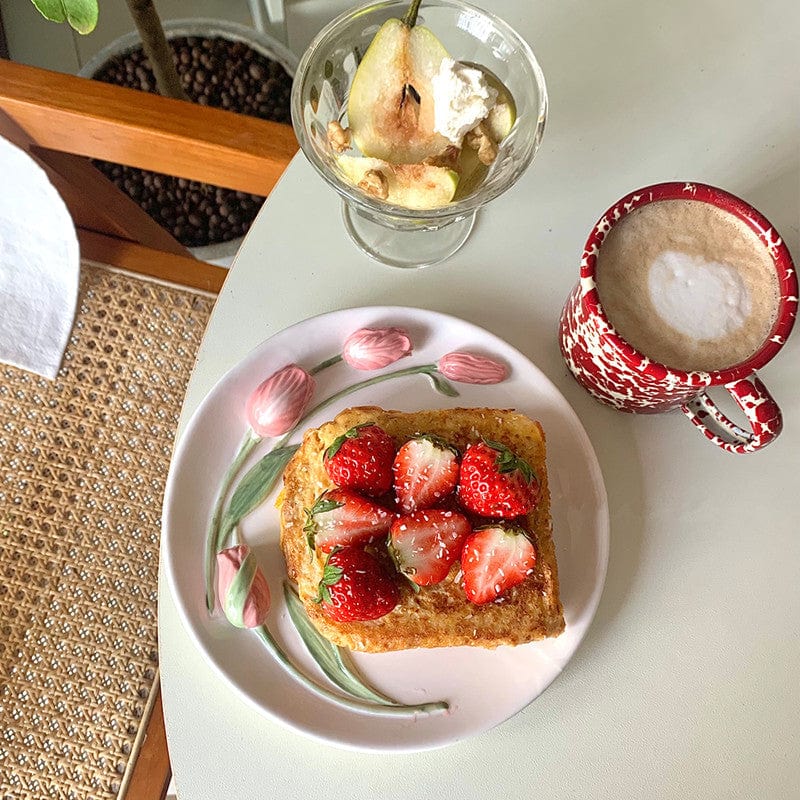 Assiette Tulipe Design pour Événements 4