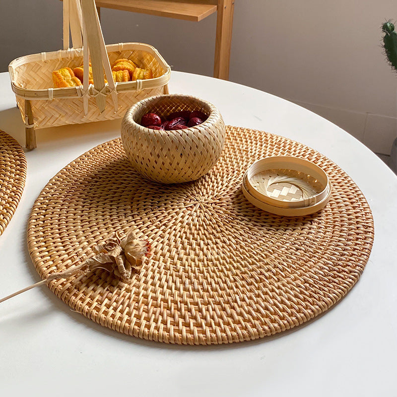 Assiette de Service Ronde Design Naturel 2