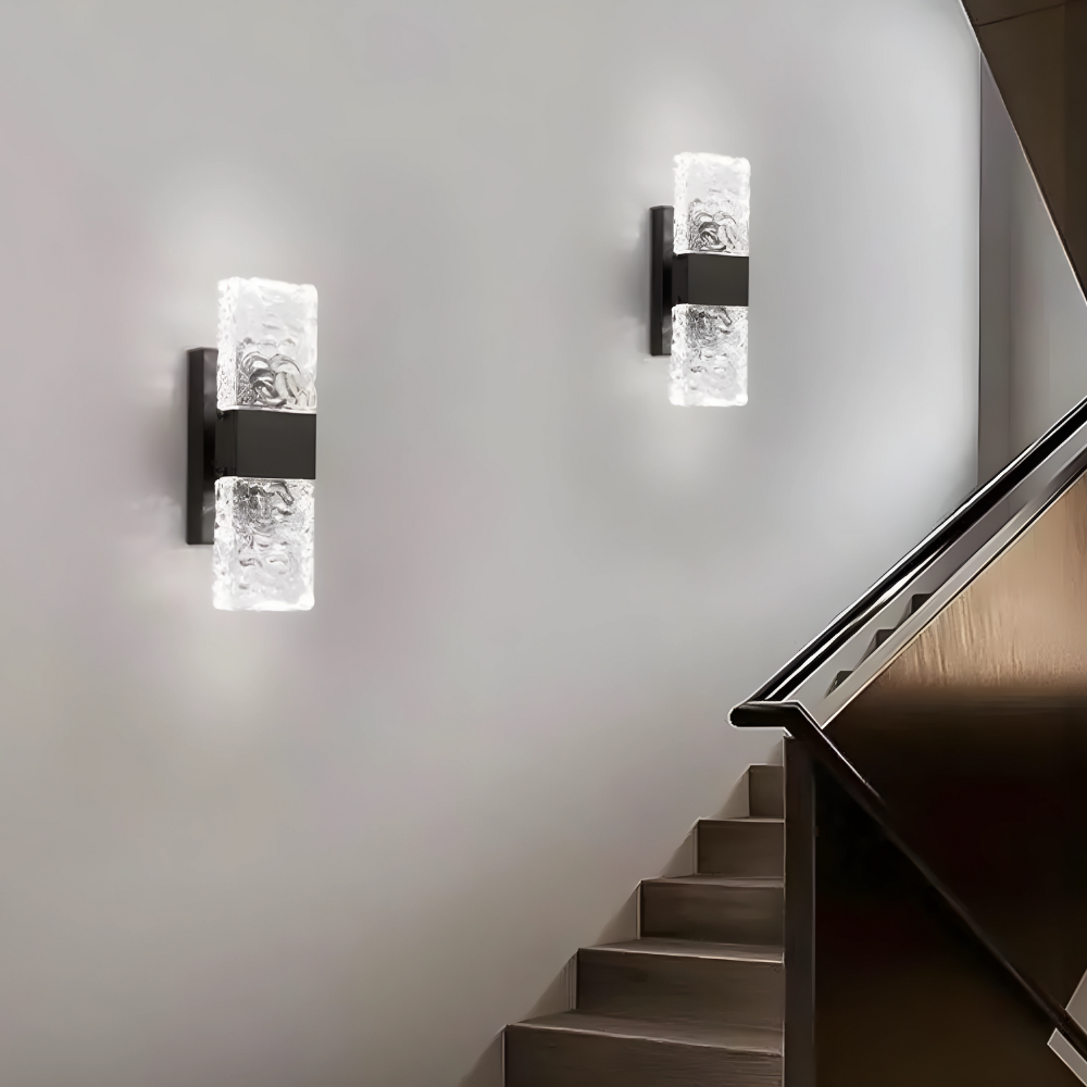 Lampe Murale Cristal Élégante LED Économique - Foivo